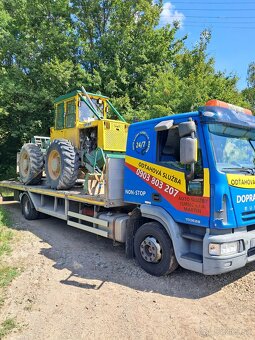 Odtahova sluzba,prevoz strojov a techniky, hydraulicka ruka. - 9