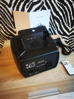 Derby 4v1 na diaľkové ovládanie, dmx, diaľkové ov. - 9