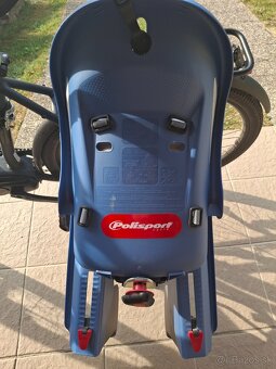 Detská sedačka na bicykel zadná - 9