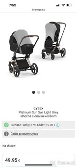 Cybex priam kociar plus prislusenstvo - 9
