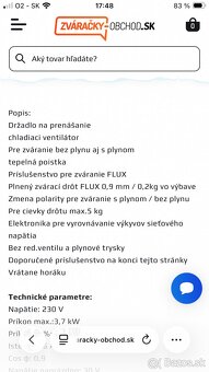 Zváračka CO2 BIMAX - 9