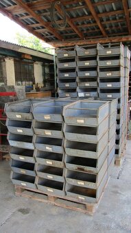 Plechové silné boxy na náradie,materíal a podobne. - 9