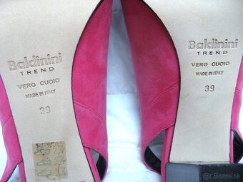 Talianske kožené sandále Baldinini, veľ. 39 - 9