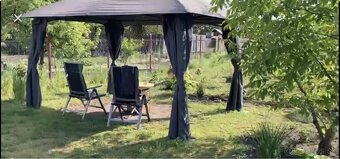 Pavilon-strešná plachta 4x3m, SANKT HANS- pre šikovne ruky - 9