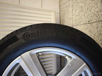 Predám disky s pneumatikami Continental 255/55 R18 - 9