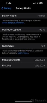 iPhone 15 Pro Max 256GB čierny (100% stav ako nový + záruka) - 9