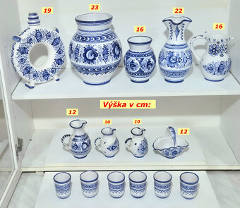 Modranská keramika modrá - 9