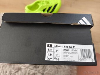 Predám bežecké tenisky ADIDAS Adizero - 9