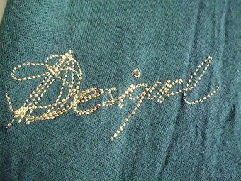 Desigual dámske šaty tmavozelené  M - 9