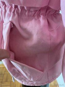 Dámska ružová zateplená bunda - 9
