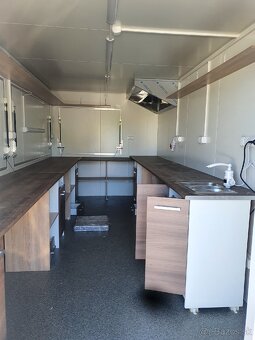 Food truck pojazdný bufet, predajňa gastro príves - 9