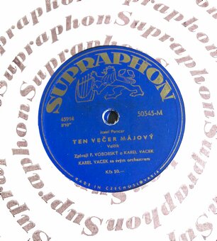 STAROŽITNÉ ORIGINÁLNE GRAMOFÓNOVÉ DOSKY - 9