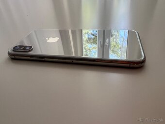 iPhone X 64GB Silver - TOP STAV - 9