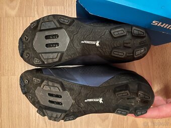 Cyklistické tretry Shimano XC5 ako nové. - 9