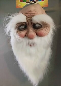 Mikuláš čiapka, brada, anjelské  krídla - 9