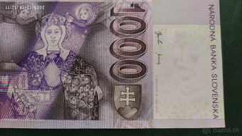 Bankovky 1000 Sk, 4 rôzne ročníky - 9
