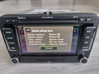 Skoda Columbus 2011 RNS510 Navi LED Mapy V17 2020 - 9