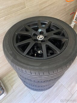Predám čierne disky Spider R16 5x100 - 9