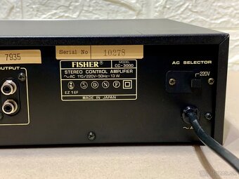 FISHER CC-3000 …. Stereo predzosilovač - 9