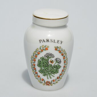 Vintage porcelánové koreničky - Nové korenie, zázvor, paprik - 9