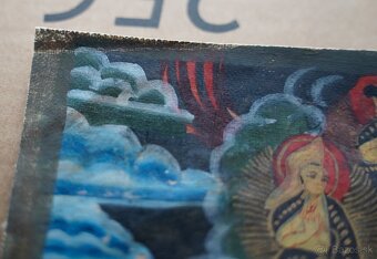 Ručne maľovaná tibetská Thangka - Mandala (Škola Gelugpa) - 9