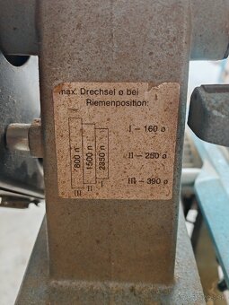 Sústruh na drevo Elu - 9