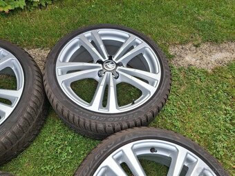 18" ALU 5x112 orig AUDI + zimné 225/40 r18 Pirelli 8mm TOP - 9
