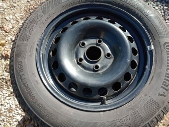 Predam 4ks pneu 195/65/r15zimne 91T Continental +disky 5x112 - 9
