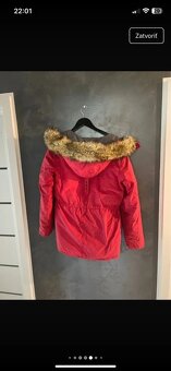 Pepe Jeans červená zimná bunda s kapucňou, veľkosť M - 9