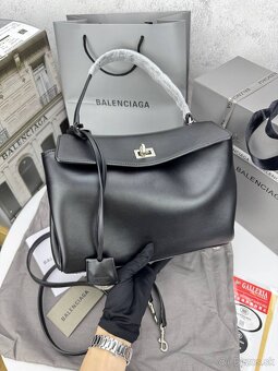 Elegantná dámska kabelka v štýle Rodeo Black Silver - 9