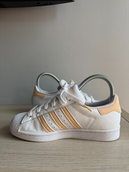 Adidas Superstar Cloud White Glow Orange - 9