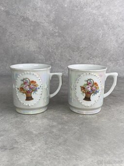 Starožitné porcelánové šálky - 9