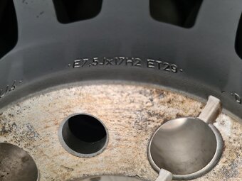 5x112 r17 ET29 x 7,5J elektróny originál AUDI + VW,ŠKODA - 9