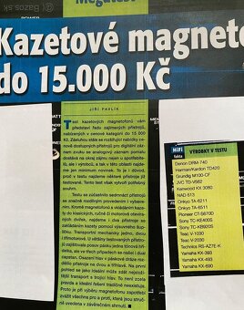 Predam kazetak 3x NAD a dvojdeck rozne - 9