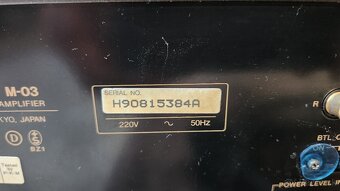 Zosilňovač Luxman M03 - 9