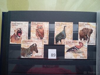 Poštové známky č.428 - FAUNA SVETA V. - 19 sérií - 9