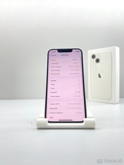 iPhone 13 MINI WHITE 128GB TOP STAV ORIGINÁL + PRÍSLUŠENSTVO - 9