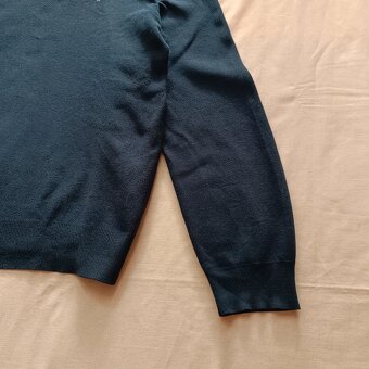 Polo Ralph Lauren sveter s výstrihom do V modrý zelený M - 9