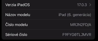 iPad 6.generacie 32Gb + kryt + nabíjačka - 9