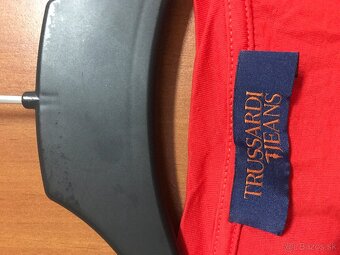 TRUSSARDI originál Red damske tricko L - 9