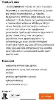 GAERNE GX1 moto cizmy velkost 43 - 9