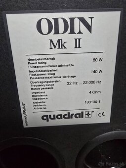 Quadral ODIN II menšia stlpová reprosústava - 9