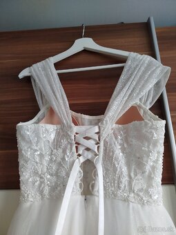 Svadobné šaty vel. 40 - 9