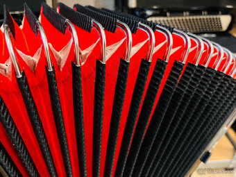 Nový akordeón Beltunica Proffesionall- III- 96 basový- krásn - 9