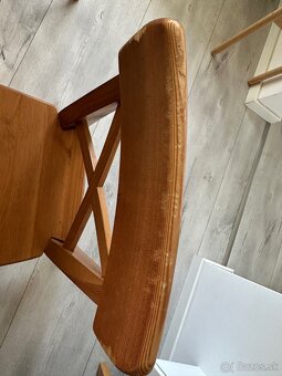 Vysoká detská drevená stolička Ikea Ingolf - 9