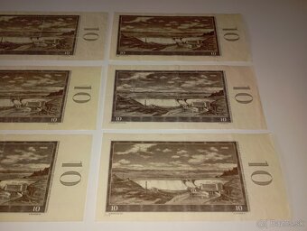 BANKOVKY 10 KČS, 1960, RŮZNÉ SÉRIE, PĚKNÉ STAVY - 9