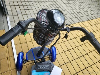 Novy elektrický invalidny vozik - skúter pre ZTP seniorov - 9