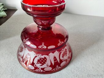 Nástolník vínový skleněný - 9