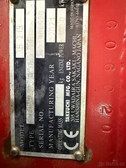 Bagr Takeuchi TB219 - 9