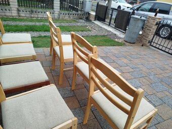 Jedálenské stoličky 7+1 predám. - 9